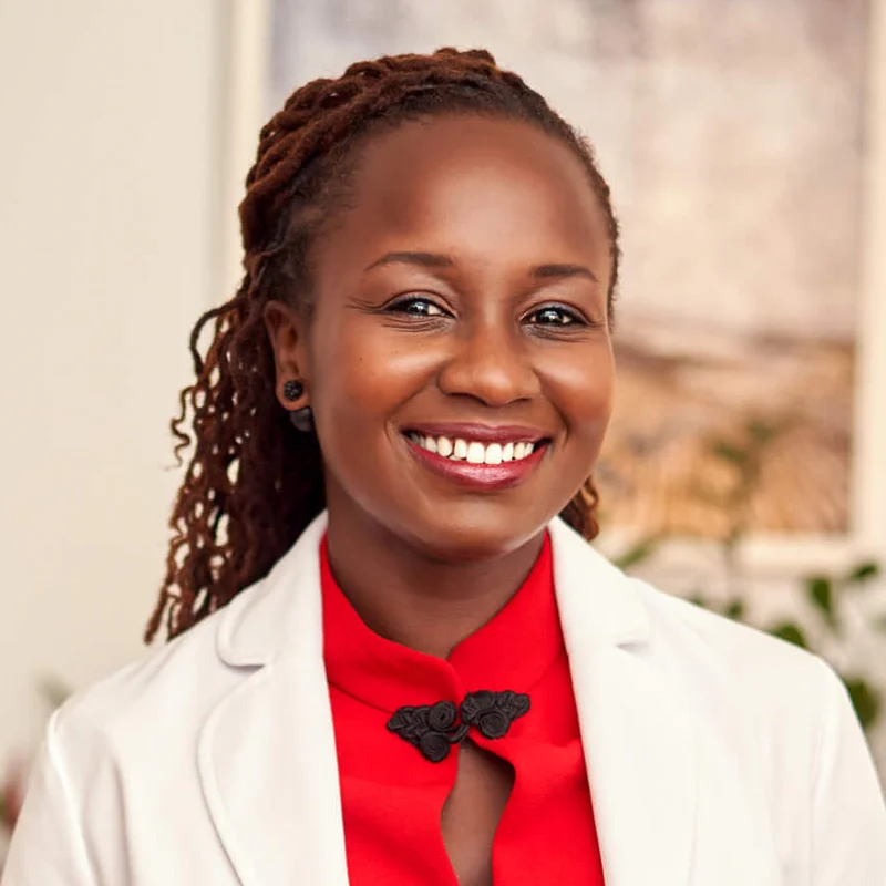 Dr. Stella Safo, MD A Ghanaian-American board-certified HIV primary care physician, public health advocate, and the founder of Just Equity for Health 43 Strategic Consulting